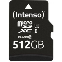 Intenso microSD Karte UHS-I Premium 512GB MicroSD Class 1 (U1) - Clase 10