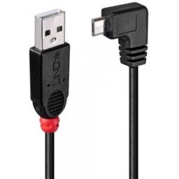Lindy 31976 cable USB 1 m USB 2.0 USB A Micro-USB B Negro