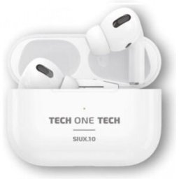 Auriculares Bluetooth Tech One Tech SIUX.10 TEC1410 - con estuche de carga - Autonomía 5h - Blancos