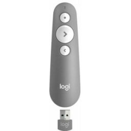Logitech R500 Mando Inalámbrico Láser para Presentaciones - Gris