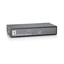 LevelOne SWITCH NO GESTION 8P 10/100/1000 CARCASA METALICA