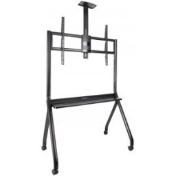 Tooq iStar Soporte de Suelo con Ruedas para Pantallas 55"- 100", Negro