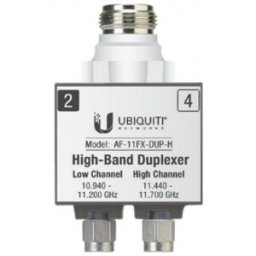 Ubiquiti AF-11-DUP-H adaptador de fibra óptica 1 pieza(s) Negro, Plata, Blanco