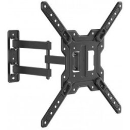 Aisens Soporte Eco Giratorio, Inclinable Para Monitor/TV 30kg (3 Pivotes) De 23"-65", Negro