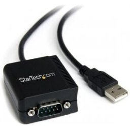 Startech.C Cable 1,8m USB a Puerto Serie Serial RS232 DB9 con Retención del Puerto de Asignación COM