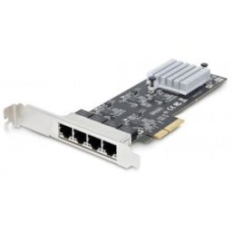 StarTech.com Tarjeta PCI Express de Red Ethernet 4 Puertos NBASE-T 2,5G - NIC I225-V - Tarjeta de Re