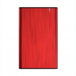 Aisens Caja Externa 2,5" ASE-2525RED 9.5mm SATA a USB 3.0/USB3.1 Gen1, Rojo