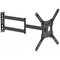 Aisens Soporte Eco Giratorio, Inclinable y Nivelable para Monitor/TV 35kg de 23"-65", Negro