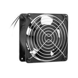 Lanberg VENTILADOR AK-1501-B PARA ARMARIO 19'/48.26CM - 230V - REJILLA METALICA - NEGRO