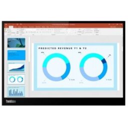 Lenovo ThinkVision M14d Monitor - 14" 2.2K - LED - Negro - 60Hz