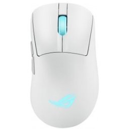Asus ROG Keris II Origin WHT RF Wireless + Bluetooth + USB Type-A Óptico 42000 DPI