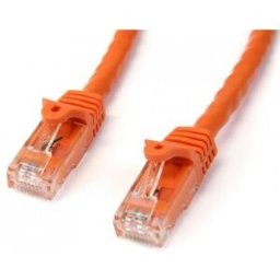 StarTech.com Cable de 1m Naranja de Red Gigabit Cat6 Ethernet RJ45 sin Enganche - Snagless, RJ-45, R