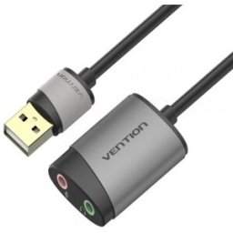 Vention Tarjeta de Sonido CDKHB - USB Macho - 2xJack 3.5 Hembra