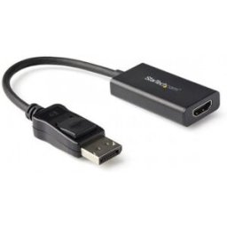 StarTech.com Adaptador DisplayPort a HDMI con HDR - 4K 60Hz - Negro, 0,195 m, DisplayPort, HDMI tipo