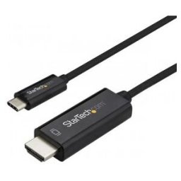 StarTech.com Cable Adaptador de 3m USB-C a HDMI 4K 60Hz - Negro - Cable USB Tipo C a HDMI - Cable Co