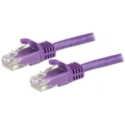 StarTech.com Cable de Red de 1m Púrpura Cat6 UTP Ethernet Gigabit RJ45 sin Enganches, 1 m, Cat6, U/U