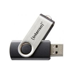 Intenso Basic Line 64GB - USB Type-A - Negro, Plata