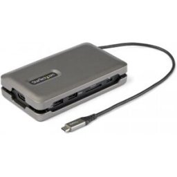 StarTech.com Adaptador Multipuertos USB-C - USB Tipo C a HDMI 2.0 4K a 60Hz - Hub Ladrón USB de 2 Pu