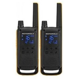 Motorola T82 Extreme Twin Pack, Professional mobile radio (PMR), 16 channels, 10000 m, LED, Micro-US