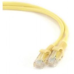 Gembird PP12-1M/Y 1m Cat5e U/UTP (UTP) Amarillo cable de red