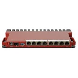 Mikrotik L009UiGS-RM router 2.5 Gigabit Ethernet, Gigabit Ethernet Rojo