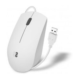 Subblim Ratón Business Silencioso con cable USB 1200 DPI Blanco
