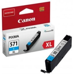 Canon CLI-571C XL - Alto rendimiento - cián - original - depósito de tinta - para PIXMA MG5751, MG57