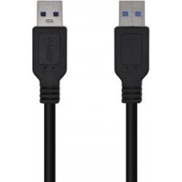 Aisens Cable USB 3.0, Tipo A/M-A/M, Negro, 1.0m