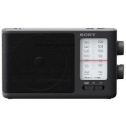 Sony ICF506 - Radio portátil (FM/AM de sintonización analógica con auriculares, asa de transporte, a