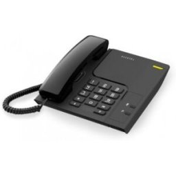 Alcatel T26, Analog telephone, Wired Wireless headset, Pared, Negro, Tono/Pulso