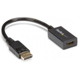 Startech.C Adaptador de Vídeo DisplayPort a HDMI - Conversor DP - 1920x1200 - Pasivo - 1 x DisplayPort Macho Au