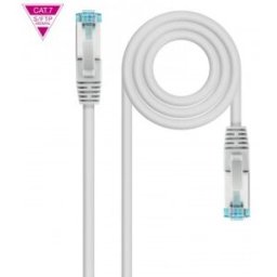 Nanocable Cable de Red Cat.7 600MHZ LSZH SFTP PIMF AWG26, Gris, 20 m