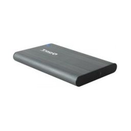 TooQ Caja Externa para Discos de 2,5” HDD/SSD, Gris