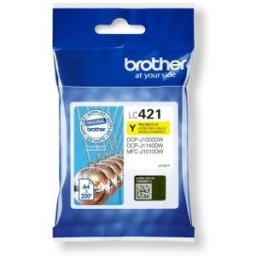 Brother LC421BK Cartucho de tinta - Amarillo - (Original)