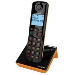Alcatel S280 SOLO ORANGE Teléfono DECT Identificador de llamadas Negro, Naranja