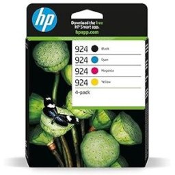 HP Paquete de 4 Cartuchos de Tinta Original 924 CMYK