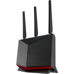 Asus RT-BE86U router inalámbrico 10 Gigabit Ethernet Doble banda (2,4 GHz / 5 GHz) Negro
