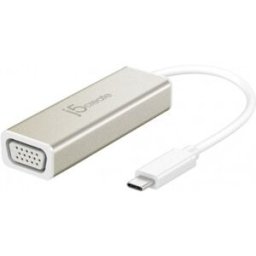j5 create JCA111, 3.0 (3.1 Gen 1), USB Tipo C, Macho, 1920 x 1080 Pixeles, 60 Hz, Aluminio