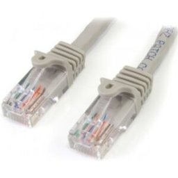 StarTech.com Cable de 2m Gris de Red Fast Ethernet Cat5e RJ45 sin Enganche - Cable Patch Snagless, R