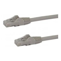 StarTech.com Cable de 1,5m Cat6 Ethernet de Red Gris - RJ45 sin Enganches - 24AWG