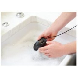 Kensington Ratón con cable lavable Pro Fit - Negro