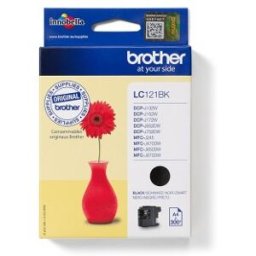 Brother LC121BK cartucho de tinta 1 pieza(s) Original Negro