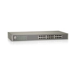 LevelOne SWITCH NO GESTION 24 PUERTOS 10/100 RACK 19quot,