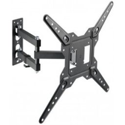 Aisens Soporte Eco Giratorio, Inclinable Para Monitor/TV 30kg (3 Pivotes) De 23-55, Negro