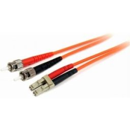 StarTech.com Cable Adaptador de Red de 2m Multimodo Dúplex Fibra Óptica LC-ST 62,5/125 - Patch Duple