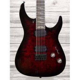 Schecter Omen Elite-6, Black Cherry Burst guitarras formato ST