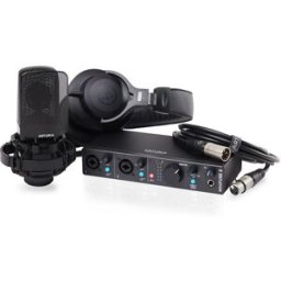 Arturia MiniFuse Recording Pack Black Conjunto de gravação de interface de áudio USB