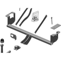 Enganche De Cuello De Cisne Desmontable Sin Herramienta Brink 494400