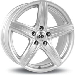 Llanta De Aluminio Racer Ice 7.5x17 5x114.3 Et35 Revestimiento Plateado