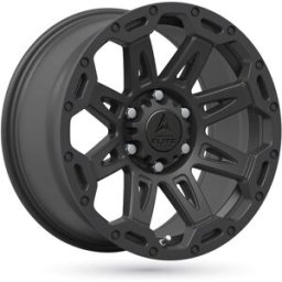 Llanta De Aluminio American Elite Wheels Eagle 9x17 5x114.3 Et25 Negro Mate
